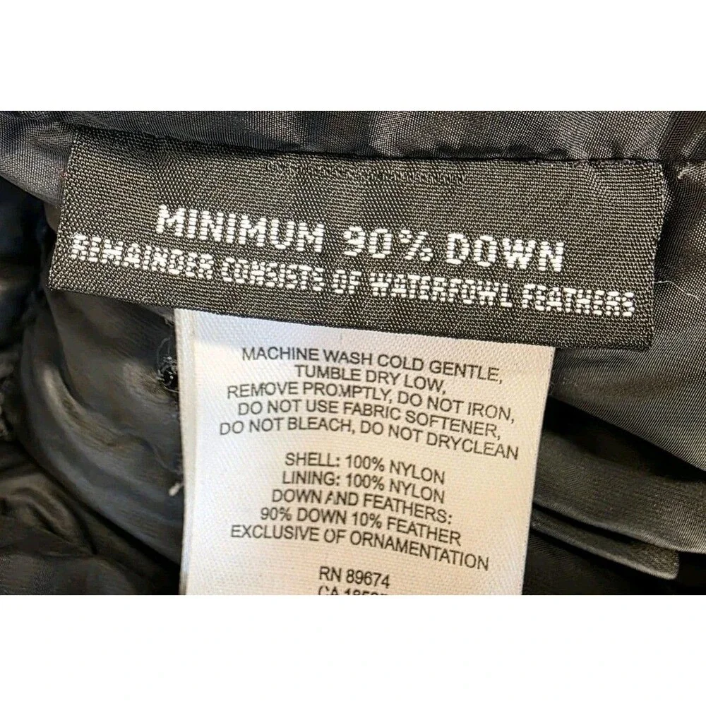 Mountain Hardware Puffer Goose Down Jacket Mens Large Dark Red Gray
